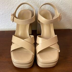 Dream Pairs platform heels size 8